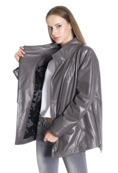 women's leather & faux women winter jacket genuine real coat lambskin female, Black
women's leather & faux women winter jacket genuine real coat lambskin female, Black