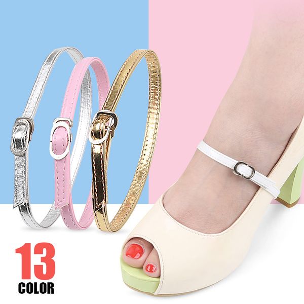 womens detachable shoe straps with buckle, high heels anti slip shoe strings ankle shoelace replacement accessories, White;pink
womens detachable shoe straps with buckle, high heels anti slip shoe strings ankle shoelace replacement accessories, White;pink