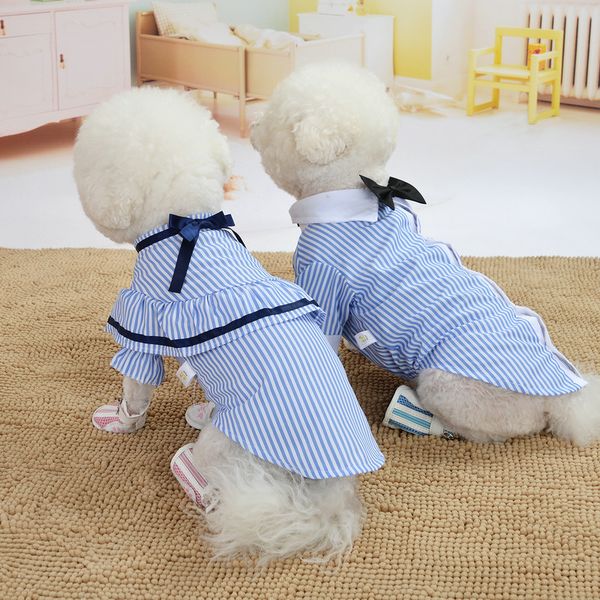 british style pet stripe lovers wear light breathable spring and summer cloth cat dog small thin
british style pet stripe lovers wear light breathable spring and summer cloth cat dog small thin