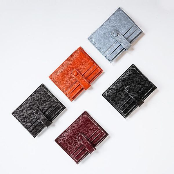 wallets short card holder real cow leather solid coin purse soft buckle mini small wallet for female fale1, Red;black
wallets short card holder real cow leather solid coin purse soft buckle mini small wallet for female fale1, Red;black