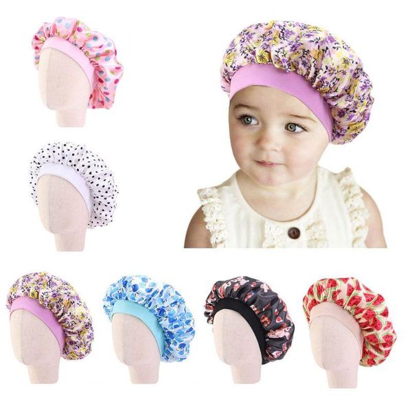 cute pattern bonnet night sleep cap for children kids satin wide-brimmed elastic turban chemo hat girl boy hair care accessories caps & hats, Yellow
cute pattern bonnet night sleep cap for children kids satin wide-brimmed elastic turban chemo hat girl boy hair care accessories caps & hats, Yellow