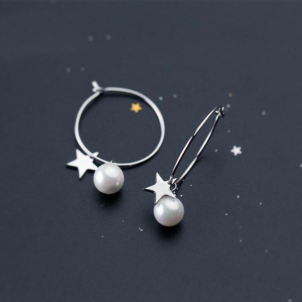 hoop & huggie xmd anniversary big earrings for women with star pearl charm 925 sterling silver fashion jewelry, Golden;silver
hoop & huggie xmd anniversary big earrings for women with star pearl charm 925 sterling silver fashion jewelry, Golden;silver