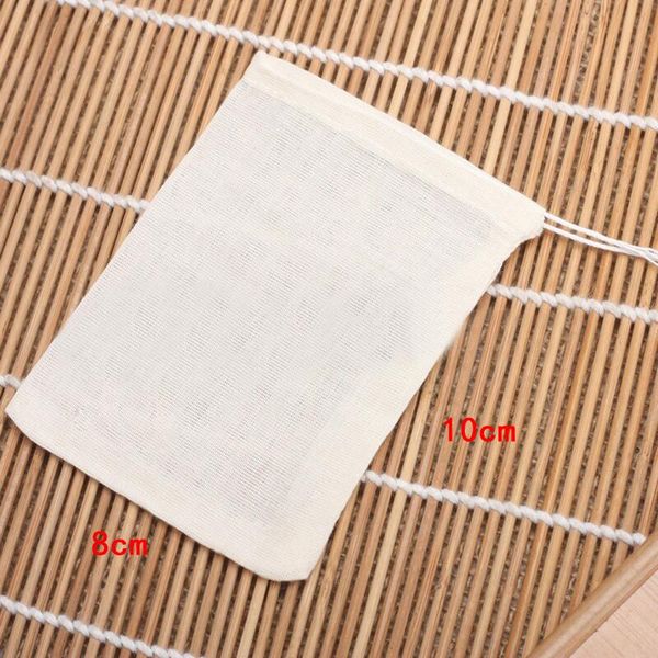 10pcs/40pcs 8*10cm cotton drawstring straining tea cooking separate spice filter bag kitchen items container storage bottles & jars
10pcs/40pcs 8*10cm cotton drawstring straining tea cooking separate spice filter bag kitchen items container storage bottles & jars