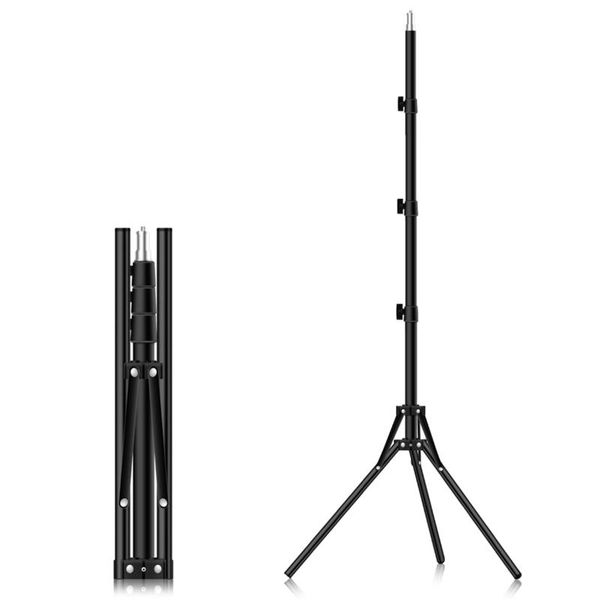 retractable tripod aluminum alloy suitable for live led ring light pography, adjustable height 48cm-185cm flash heads
retractable tripod aluminum alloy suitable for live led ring light pography, adjustable height 48cm-185cm flash heads