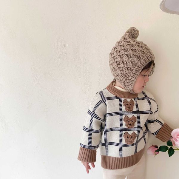 9327 baby sweater little bear girl's sweater pullovers korean autumn and winter 2021 baby boy sweater girl knitted pullover y1024, Blue
9327 baby sweater little bear girl's sweater pullovers korean autumn and winter 2021 baby boy sweater girl knitted pullover y1024, Blue