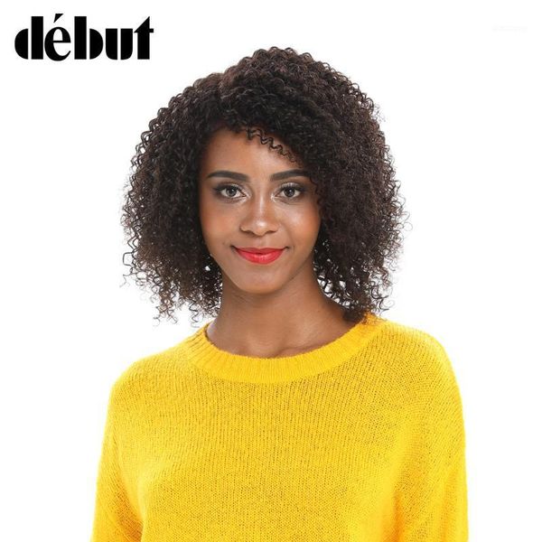 debut lace front kinky curly bob wigs brazilian short human hair 100% remy part black women1, Black;brown
debut lace front kinky curly bob wigs brazilian short human hair 100% remy part black women1, Black;brown