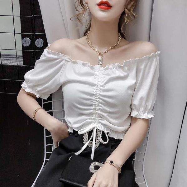 women's blouses & shirts coigarsam short sleeve blouse women summer spaghetti strap blusas womens and white pink black purple 957
women's blouses & shirts coigarsam short sleeve blouse women summer spaghetti strap blusas womens and white pink black purple 957