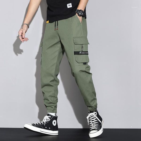 street style multi-pockets army military cargo pants men cotton casual jogger plus size baggy trousers men's, Black
street style multi-pockets army military cargo pants men cotton casual jogger plus size baggy trousers men's, Black