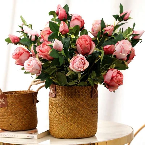 decorative flowers & wreaths artificial flower rose living room dining table decoration dried retro bouquet creative
decorative flowers & wreaths artificial flower rose living room dining table decoration dried retro bouquet creative