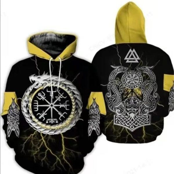 men's hoodies & sweatshirts dragon totem 3d printing men hoodie viking pattern fashion spring and autumn street trend casual comfortabl, Black
men's hoodies & sweatshirts dragon totem 3d printing men hoodie viking pattern fashion spring and autumn street trend casual comfortabl, Black