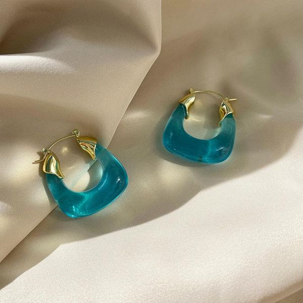 hoop & huggie 2021 retro colorful resin transparent circle earrings geometric gold metal round for woman girls travel jewelry, Golden;silver
hoop & huggie 2021 retro colorful resin transparent circle earrings geometric gold metal round for woman girls travel jewelry, Golden;silver