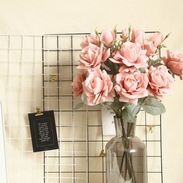 home party decoration fake flowers wedding bouquet artificial rose silk flower christmas decorative & wreaths
home party decoration fake flowers wedding bouquet artificial rose silk flower christmas decorative & wreaths