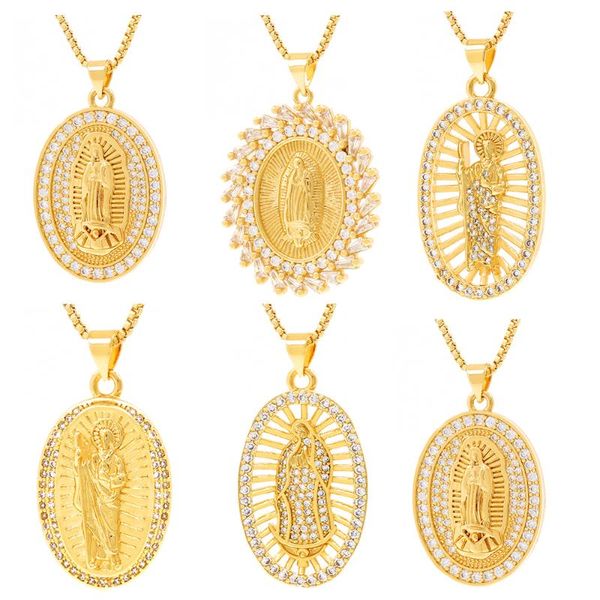 pendant necklaces geometric micro zircon necklace personality punk hip hop virgin mary for men and women 2021, Silver
pendant necklaces geometric micro zircon necklace personality punk hip hop virgin mary for men and women 2021, Silver
