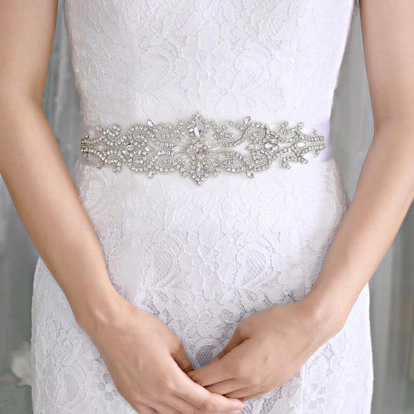 wedding sashes sliver crystal bridal sash women's rhinestones belt handmade satin for dress accessories 2021, White
wedding sashes sliver crystal bridal sash women's rhinestones belt handmade satin for dress accessories 2021, White