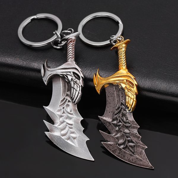 god of war 4 keychain men kratos axe knife key chains god of war logo sword weapons model pendant keyring god of war game fans, Silver
god of war 4 keychain men kratos axe knife key chains god of war logo sword weapons model pendant keyring god of war game fans, Silver
