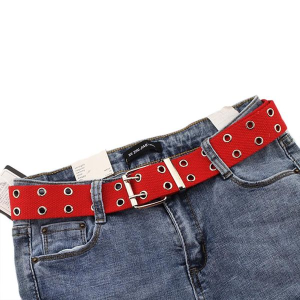 belts harajuku wide canvas web double grommet hole buckle belt female male waist strap for women men jeans, Black;brown
belts harajuku wide canvas web double grommet hole buckle belt female male waist strap for women men jeans, Black;brown