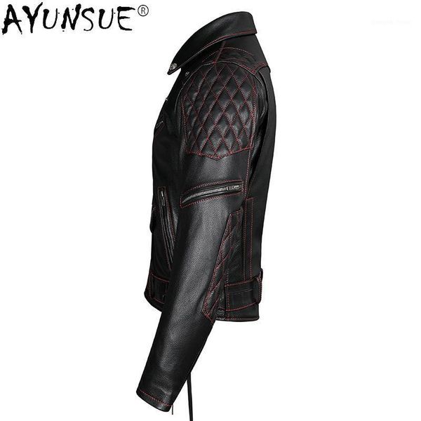 men's leather & faux akoosun 2021 genuine jacket men cowhide mens jackets and coats autumn spring biker motorcycle kj5102, Black
men's leather & faux akoosun 2021 genuine jacket men cowhide mens jackets and coats autumn spring biker motorcycle kj5102, Black