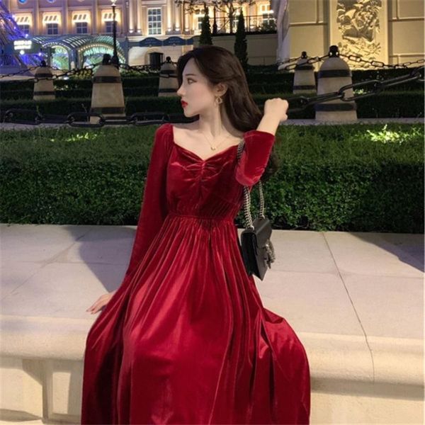 casual dresses french style autumn winter women a-line dress eleagnt slim fashion party solid velvet vestidos plus size -7xl, Black;gray
casual dresses french style autumn winter women a-line dress eleagnt slim fashion party solid velvet vestidos plus size -7xl, Black;gray