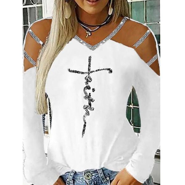 women's t-shirt women tshirts off shoudler summer long sleeve casual hollow out v-neck patchwork white harajuku plus size 3xl sj781
women's t-shirt women tshirts off shoudler summer long sleeve casual hollow out v-neck patchwork white harajuku plus size 3xl sj781