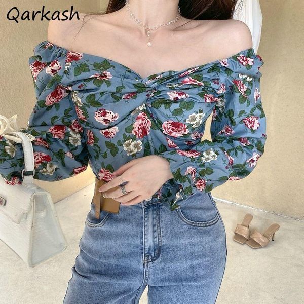 women's blouses & shirts women slash neck spring design elegant french style retro feminine trendy leisure slim all-match ins top, White
women's blouses & shirts women slash neck spring design elegant french style retro feminine trendy leisure slim all-match ins top, White
