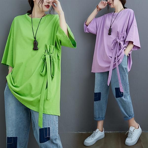 size summer women fashion solid color bow tee ladies female plus large short sleeve loose femme cotton t shirt women's t-shirt, White
size summer women fashion solid color bow tee ladies female plus large short sleeve loose femme cotton t shirt women's t-shirt, White
