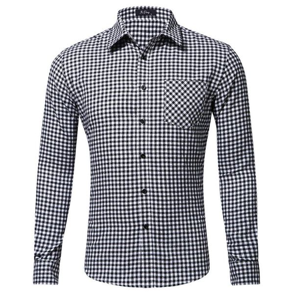 men's casual shirts spring autumn plaid print cotton long sleeve turn down collar cardigan flannel button up blouses shirt, White;black
men's casual shirts spring autumn plaid print cotton long sleeve turn down collar cardigan flannel button up blouses shirt, White;black