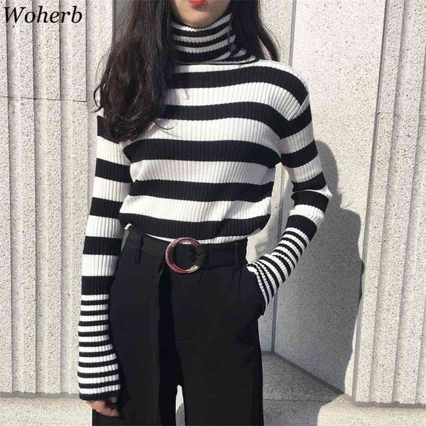 vintage contrast striped women sweater autumn winter harajuku pullover femme fashion stretchy knitted pull 210519, White
vintage contrast striped women sweater autumn winter harajuku pullover femme fashion stretchy knitted pull 210519, White