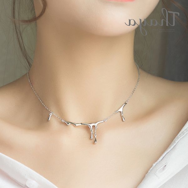 thaya original design falling rain injury s925 sterling silver necklace simple choker female jewelry gift for women
thaya original design falling rain injury s925 sterling silver necklace simple choker female jewelry gift for women