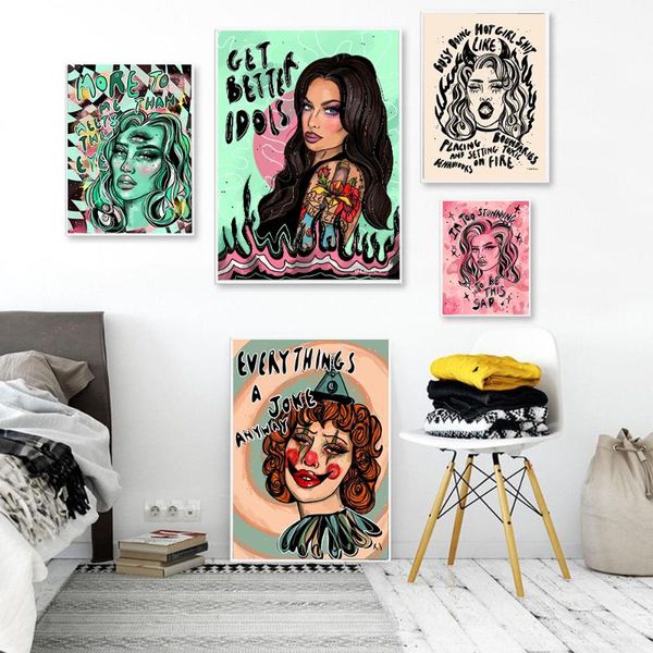paintings nordic style painting cartoon feminist posters wall art canvas prints quote pictures for bedroom living room home decor
paintings nordic style painting cartoon feminist posters wall art canvas prints quote pictures for bedroom living room home decor