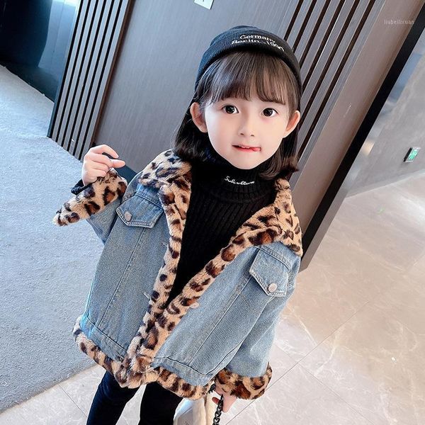 jackets children 2021 autumn winter girls coats warm plush kids leopard denim outerwear outdoor thicken student clothing1, Blue;gray
jackets children 2021 autumn winter girls coats warm plush kids leopard denim outerwear outdoor thicken student clothing1, Blue;gray