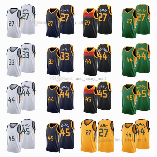 printed city basketball jerseys elijah 33 hughes rudy 27 gobert donovan 45 mitchell bojan 44 bogdanovic jersey color white green yellow cust, Black;red
printed city basketball jerseys elijah 33 hughes rudy 27 gobert donovan 45 mitchell bojan 44 bogdanovic jersey color white green yellow cust, Black;red