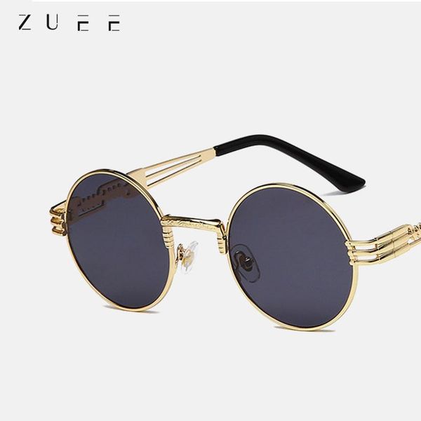 fashion sunglasses retro steampunk round metal for men and women double spring leg colorful eyewear uv400, White;black
fashion sunglasses retro steampunk round metal for men and women double spring leg colorful eyewear uv400, White;black