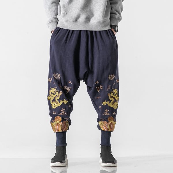2021 men printed harem pants streetwear elastic waist joggers trousers mens casual baggy drop crotch pant, Black
2021 men printed harem pants streetwear elastic waist joggers trousers mens casual baggy drop crotch pant, Black