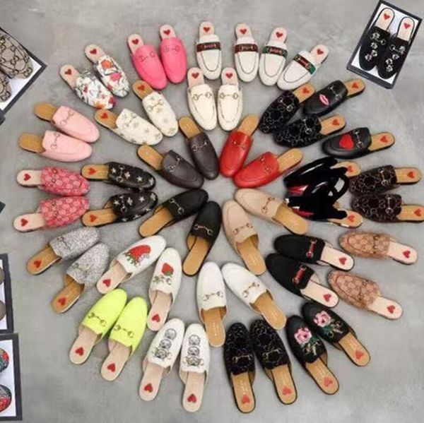 men women slippers soft cowhide lazy leather shoes metal buckle beach mules princetown classic lady large eur 34-45 zlh, Black
men women slippers soft cowhide lazy leather shoes metal buckle beach mules princetown classic lady large eur 34-45 zlh, Black