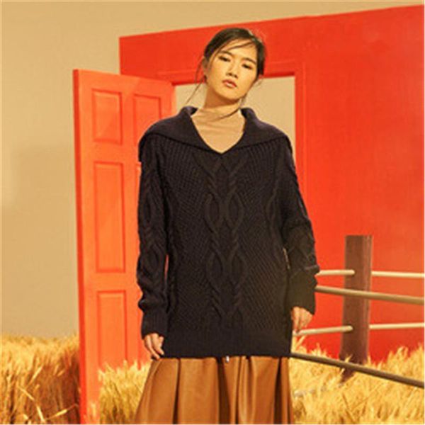 women's sweaters 100% hand made pure wool crew neck knit women fashion solid twisted thick h-straight pullover sweater one&over size, White;black
women's sweaters 100% hand made pure wool crew neck knit women fashion solid twisted thick h-straight pullover sweater one&over size, White;black