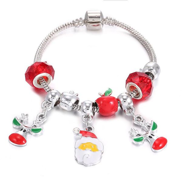 link, chain 2021 christmas women fashion 100% origional gelang tangan bracelet red dazzling flower beads diy gift jewelry making, Black
link, chain 2021 christmas women fashion 100% origional gelang tangan bracelet red dazzling flower beads diy gift jewelry making, Black