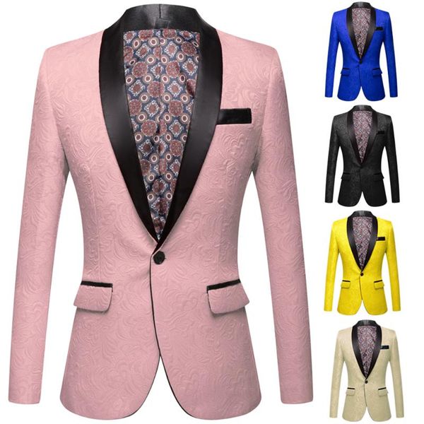 men's suits & blazers fashion red pink black white blue men's patterned suit slim fit groomsmen tuxedos for wedding shawl collar ja, White;black
men's suits & blazers fashion red pink black white blue men's patterned suit slim fit groomsmen tuxedos for wedding shawl collar ja, White;black