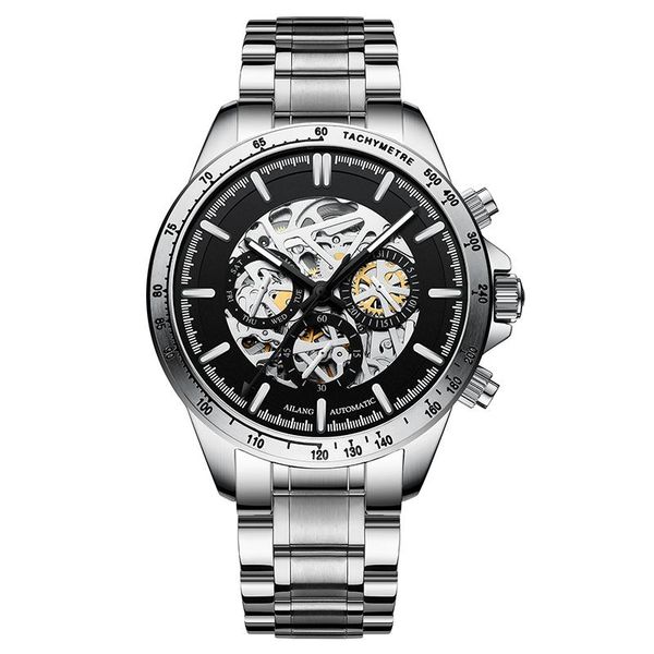 wristwatches ailang watch men skeleton automatic mechanical watches stainless steel waterproof fashion business relogio masculino, Slivery;brown
wristwatches ailang watch men skeleton automatic mechanical watches stainless steel waterproof fashion business relogio masculino, Slivery;brown