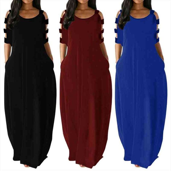 elegant maxi long summer women dress sundress casual short sleeve baggy vestidos off shoulder female robe, Black;gray
elegant maxi long summer women dress sundress casual short sleeve baggy vestidos off shoulder female robe, Black;gray