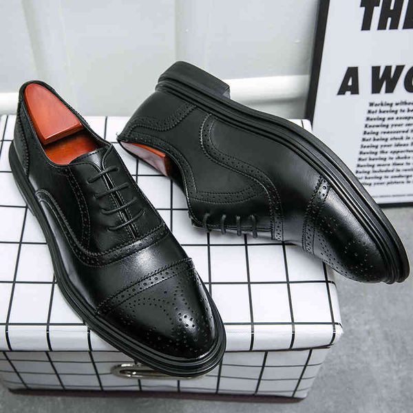 dress shoes classic male leather shoe 38-48, social footwear with brogue-style lace k5ol, Black
dress shoes classic male leather shoe 38-48, social footwear with brogue-style lace k5ol, Black