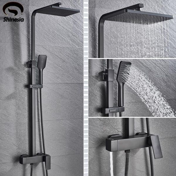 shinesia bathroom shower faucet wall mounted rainfall stainless steel shower head bathtub spout mixer set
shinesia bathroom shower faucet wall mounted rainfall stainless steel shower head bathtub spout mixer set