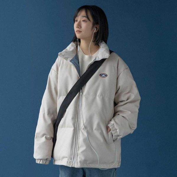 woman jacket parkas coat reversible women's winter loose baggy veste femme down &, Black
woman jacket parkas coat reversible women's winter loose baggy veste femme down &, Black