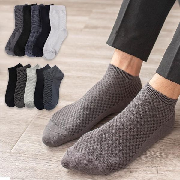 men's socks 3 pairs men bamboo fiber ankle breathable short + long set business casual male size 38-44 gifts, Black
men's socks 3 pairs men bamboo fiber ankle breathable short + long set business casual male size 38-44 gifts, Black