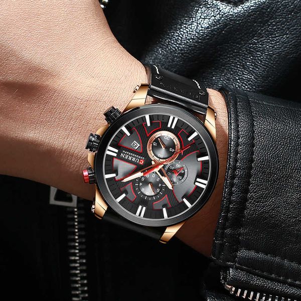 curren mens watches luxury brand big dial quartz watches mens chronograph male wrist watches relojes hombre 210527, Slivery;brown
curren mens watches luxury brand big dial quartz watches mens chronograph male wrist watches relojes hombre 210527, Slivery;brown