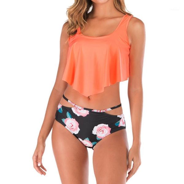 fashion summer print women two piece plus size backless halter printed swimwear set beachwear bathing suit a508 women's tracksuits, Gray
fashion summer print women two piece plus size backless halter printed swimwear set beachwear bathing suit a508 women's tracksuits, Gray