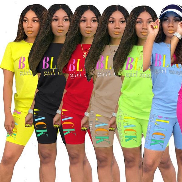 womens tracksuits women summer letter print short sleeve t shirt knee length shorts suit two piece set sporting tracksuit outfit, Gray
womens tracksuits women summer letter print short sleeve t shirt knee length shorts suit two piece set sporting tracksuit outfit, Gray