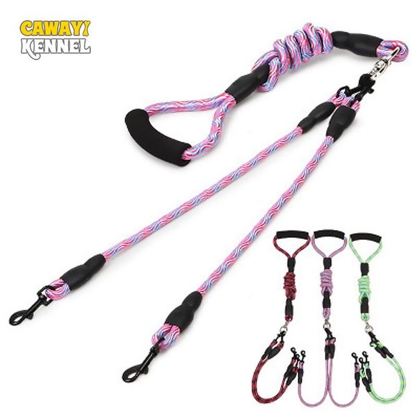 dog collars & leashes cawayi kennel nylon soft pet dogs two-heads traction rope removable leash training walking leads for supplies
dog collars & leashes cawayi kennel nylon soft pet dogs two-heads traction rope removable leash training walking leads for supplies