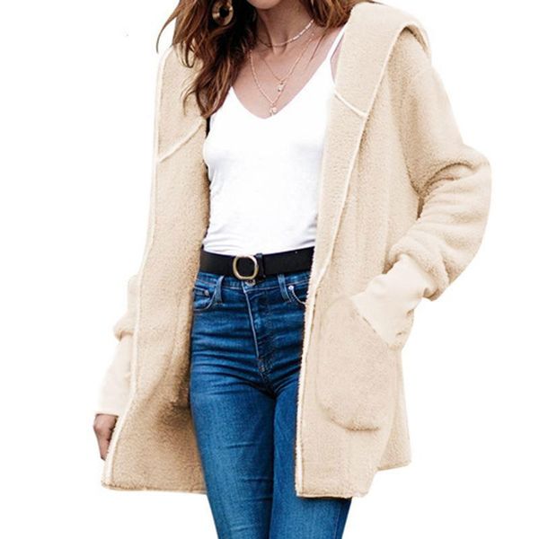 women's hoodies & sweatshirts women warm fleece elegant hooded jacket autumn winter long-sleeved parka coat ladies big pocket cardigan, Black
women's hoodies & sweatshirts women warm fleece elegant hooded jacket autumn winter long-sleeved parka coat ladies big pocket cardigan, Black