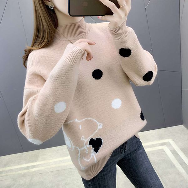 women's sweaters sweater pullover women's loose fitting autumn and winter wear swr4 p9db, White;black
women's sweaters sweater pullover women's loose fitting autumn and winter wear swr4 p9db, White;black