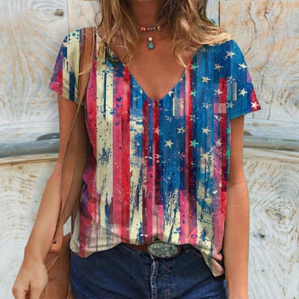women's t-shirt 4# independence day women t-shirts harajuku fashion short sleeve 3d printed v-neck tee vintage shirts tunics, White
women's t-shirt 4# independence day women t-shirts harajuku fashion short sleeve 3d printed v-neck tee vintage shirts tunics, White